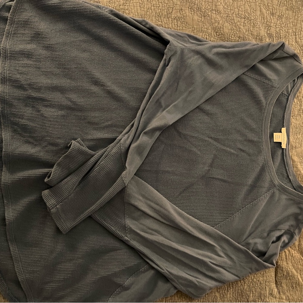 Women's Blue Long Sleeve Top - Picture 4 of 6